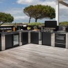 MODULO STANDARD ACCIAIO INOX E NERO Eno Piastre in ghisa smaltata | Il Mondo Del Barbecue