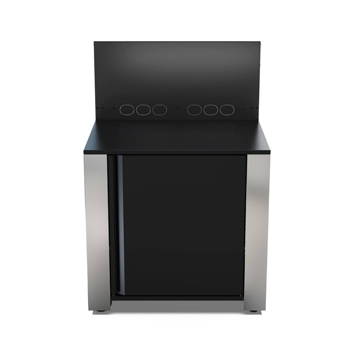 MODULO PLANCHA ACCIAIO INOX E NERO Eno Piastre in ghisa smaltata | Il Mondo Del Barbecue