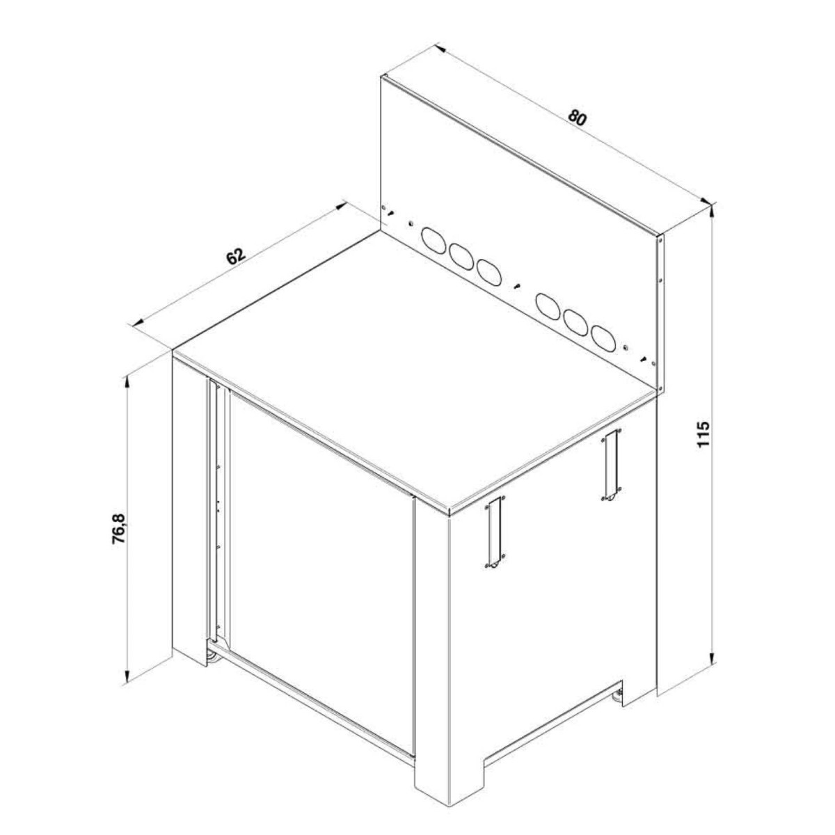 MODULO PLANCHA ACCIAIO INOX E NERO Eno Piastre in ghisa smaltata | Il Mondo Del Barbecue