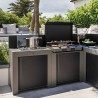 MODULO PER MASTER 2 GRIGIO SCURO E NERO Eno Piastre in ghisa smaltata | Il Mondo Del Barbecue