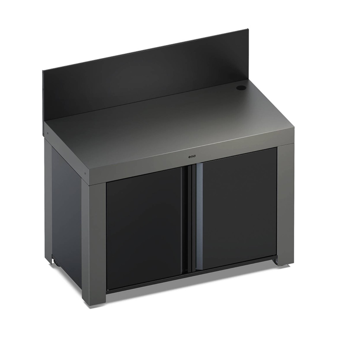 MOBILE FELIX GRIGIO SCURO E NERO Eno Piastre in ghisa smaltata | Il Mondo Del Barbecue