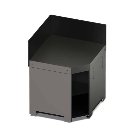 MODULO ANGOLARE GRIGIO SCURO Eno Piastre in ghisa smaltata | Il Mondo Del Barbecue