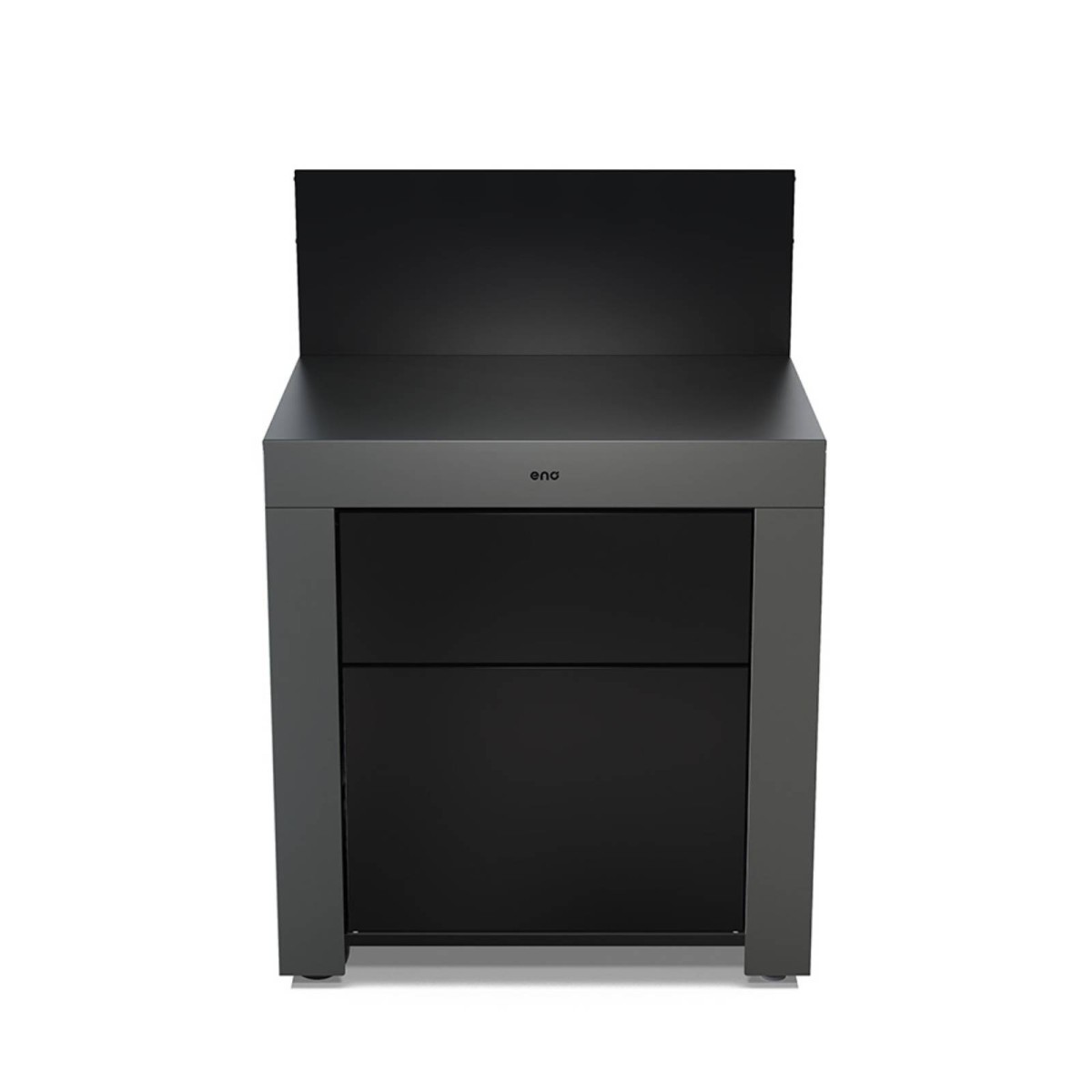 MODULO A DUE CASSETTI GRIGIO SCURO Eno Piastre in ghisa smaltata | Il Mondo Del Barbecue