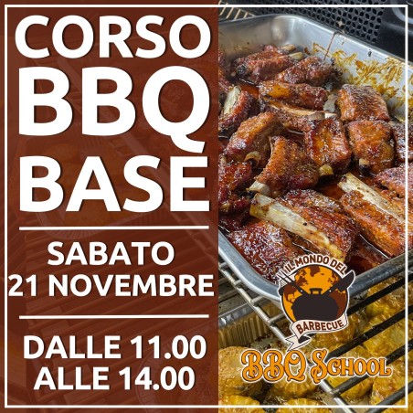 CORSO BBQ BASE - SABATO 21 NOVEMBRE | Il Mondo Del Barbecue