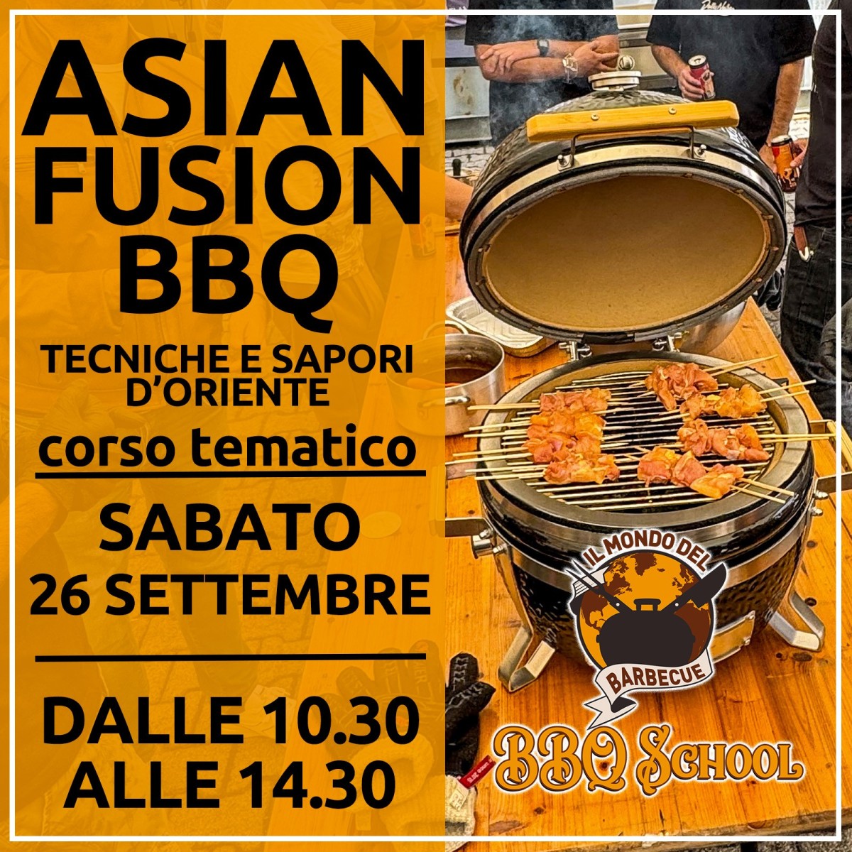 CORSO BBQ TEMATICO - ASIAN FUSION BBQ - SABATO 26 SETTEMBRE | Il Mondo Del Barbecue