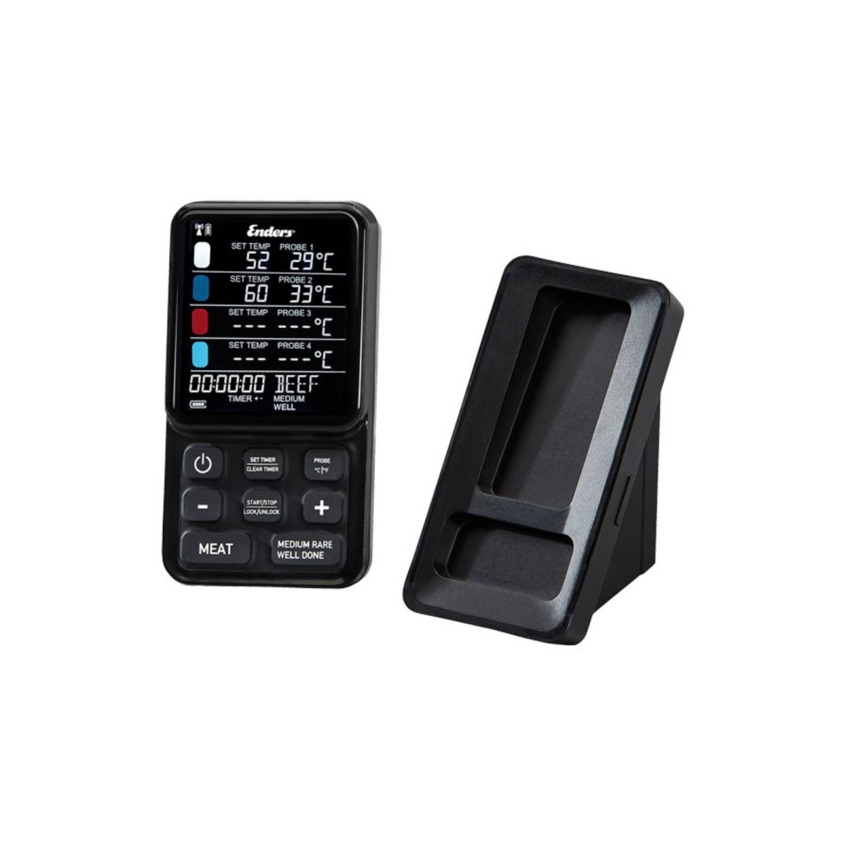 TERMOMETRO LCD WIRELESS ENDERS | Il Mondo del Barbecue