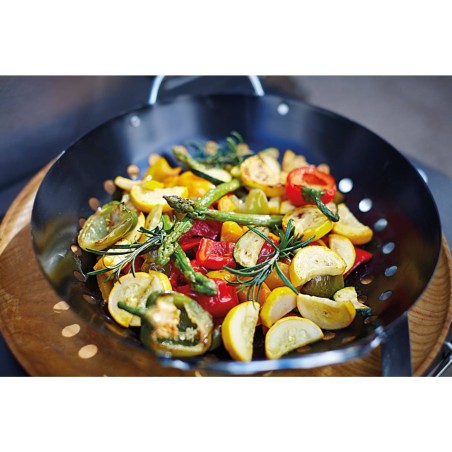 PADELLA IN ACCIAIO PER VERDURE Accessori | Il Mondo Del Barbecue