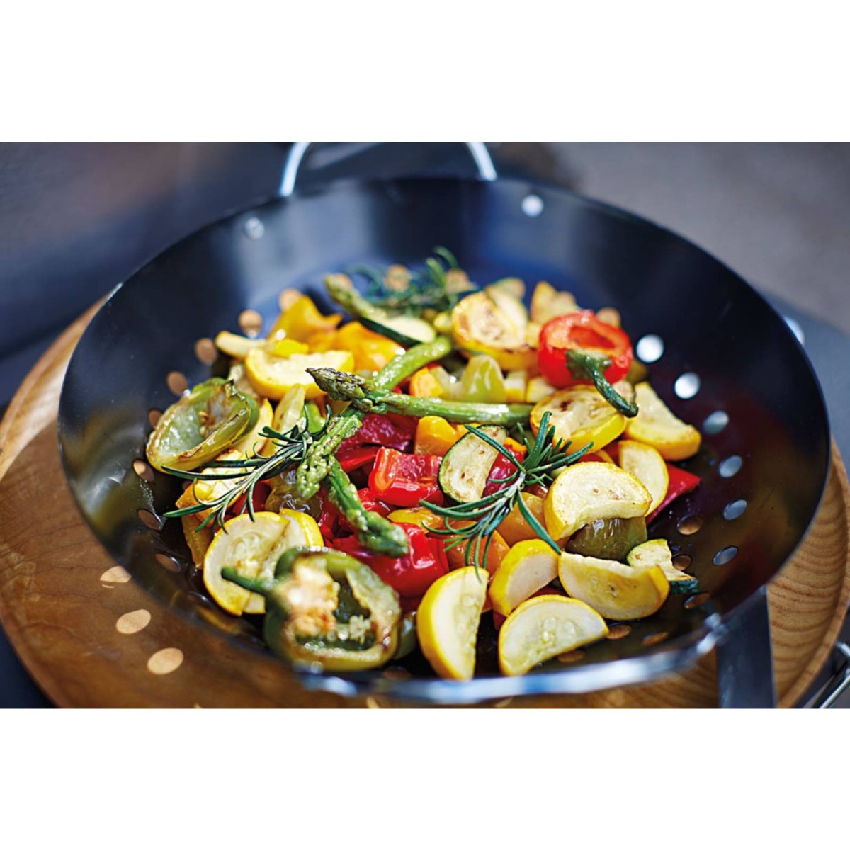 PADELLA IN ACCIAIO PER VERDURE Accessori | Il Mondo Del Barbecue