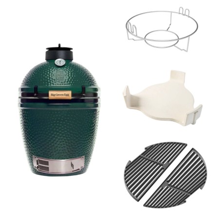 BIG GREEN EGG MEDIUM Ø 38 CM PACK 2 Big Green Egg Barbecue a carbone | Il Mondo Del Barbecue