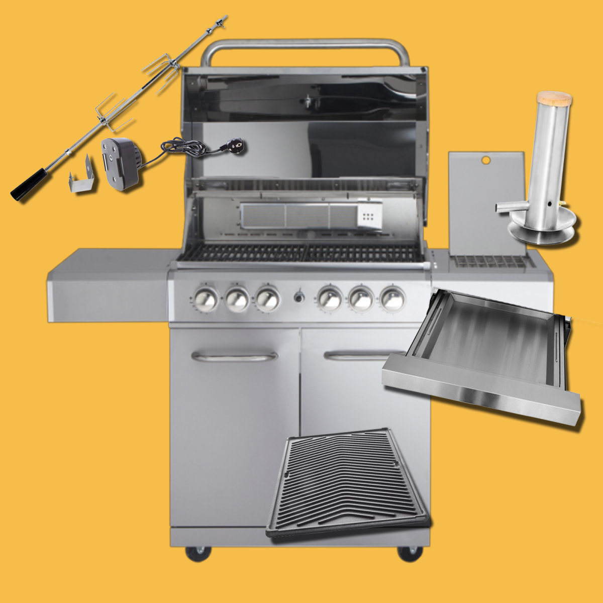 ALLGRILL ALLROUNDER L PACK 1 AllGrill Barbecue a gas | Il Mondo Del Barbecue