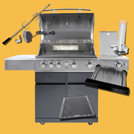 ALLGRILL CHEF L BLACK PACK 1 AllGrill Barbecue a gas | Il Mondo Del Barbecue