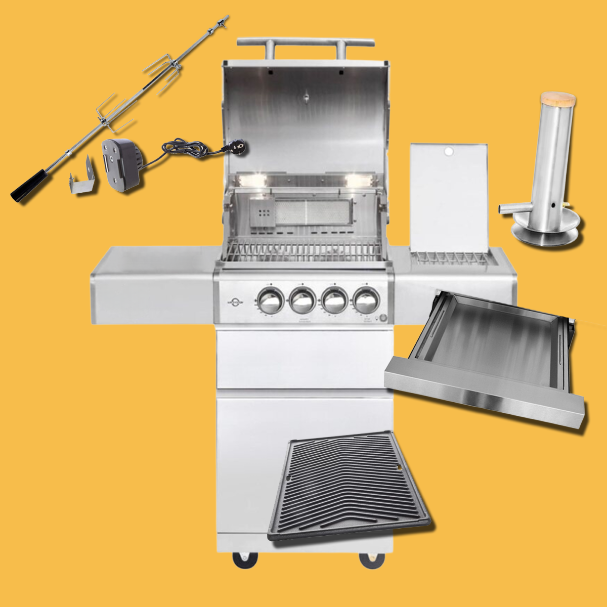 ALLGRILL CHEF S PACK 1 AllGrill Barbecue a gas | Il Mondo Del Barbecue