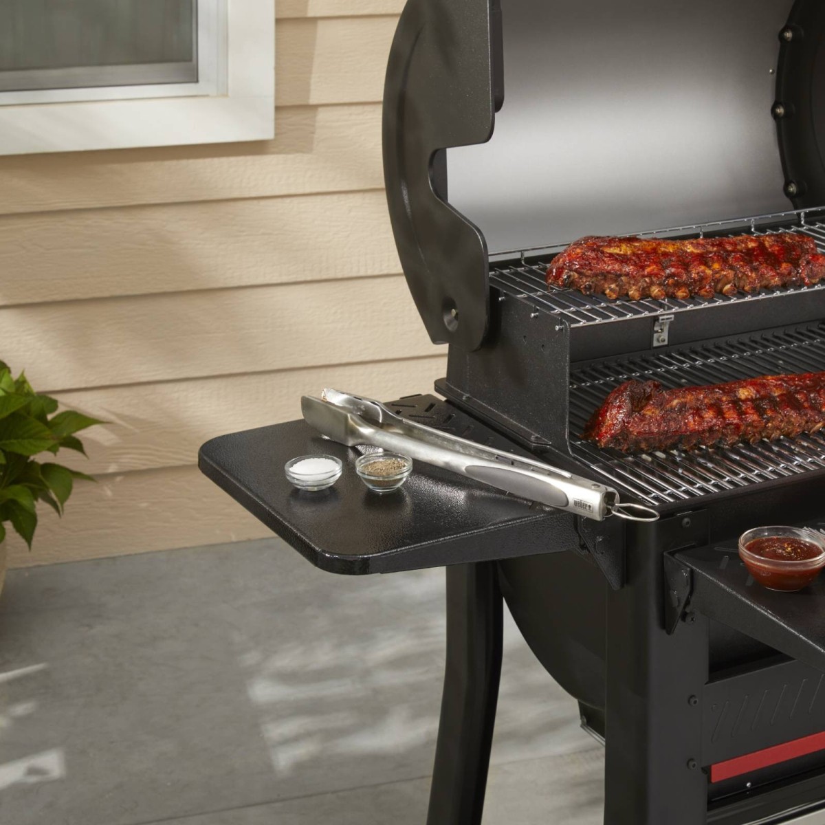 RIPIANO LATERALE PER BARBECUE WEBER SERIE SEARWOOD Weber Accessori | Il Mondo Del Barbecue