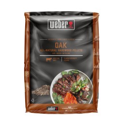 PELLET DI LEGNO FSC QUERCIA 8KG WEBER Accessori | Il Mondo Del Barbecue