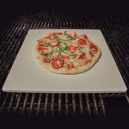 PIETRA REFRATTARIA QUADRATA PER PIZZA SANTOS 30,5 x 30,5 CM | Il Mondo Del Barbecue