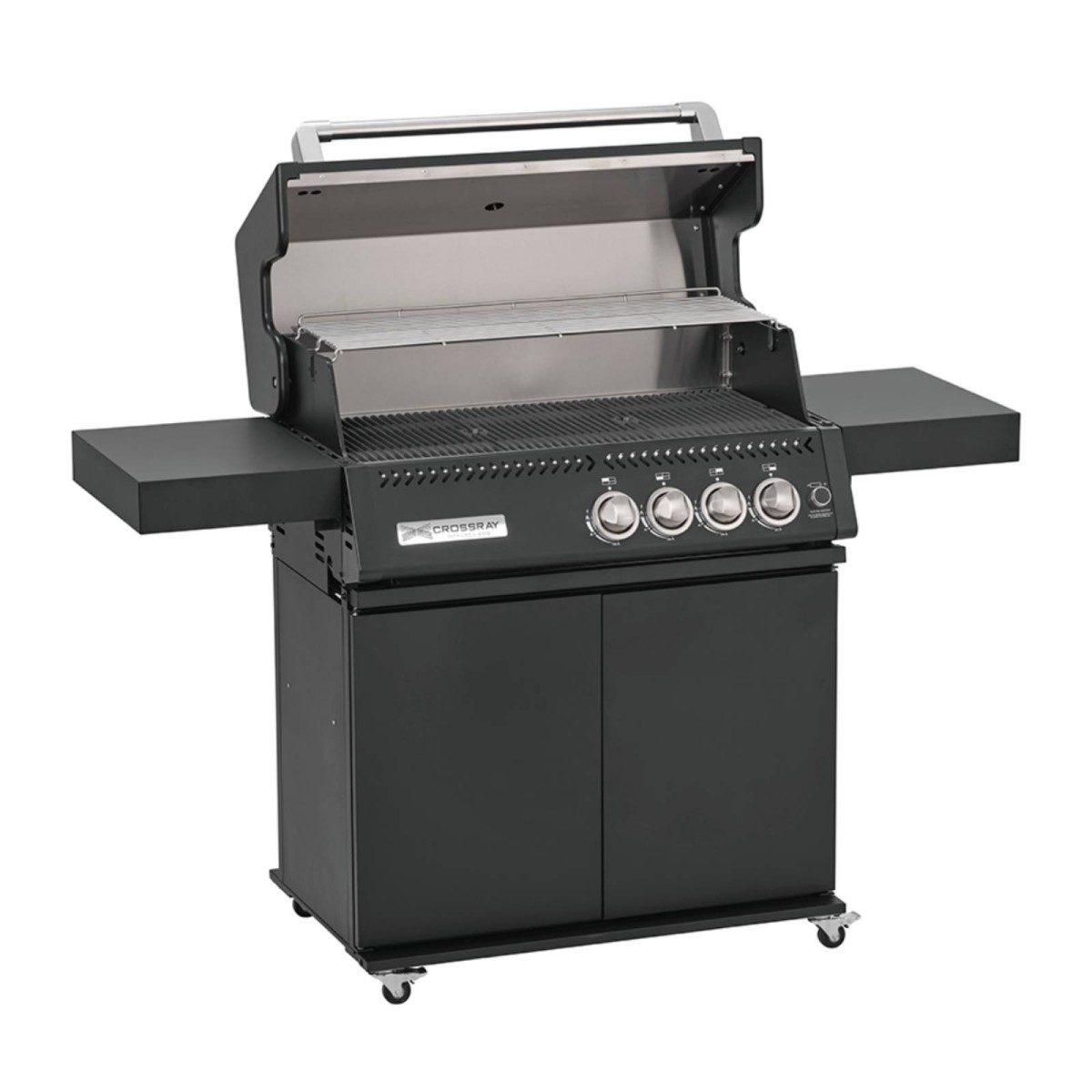 BARBECUE A INFRAROSSI A GAS CROSSRAY 4 BURNER BLACK -METANO Barbecue a gas | Il Mondo Del Barbecue