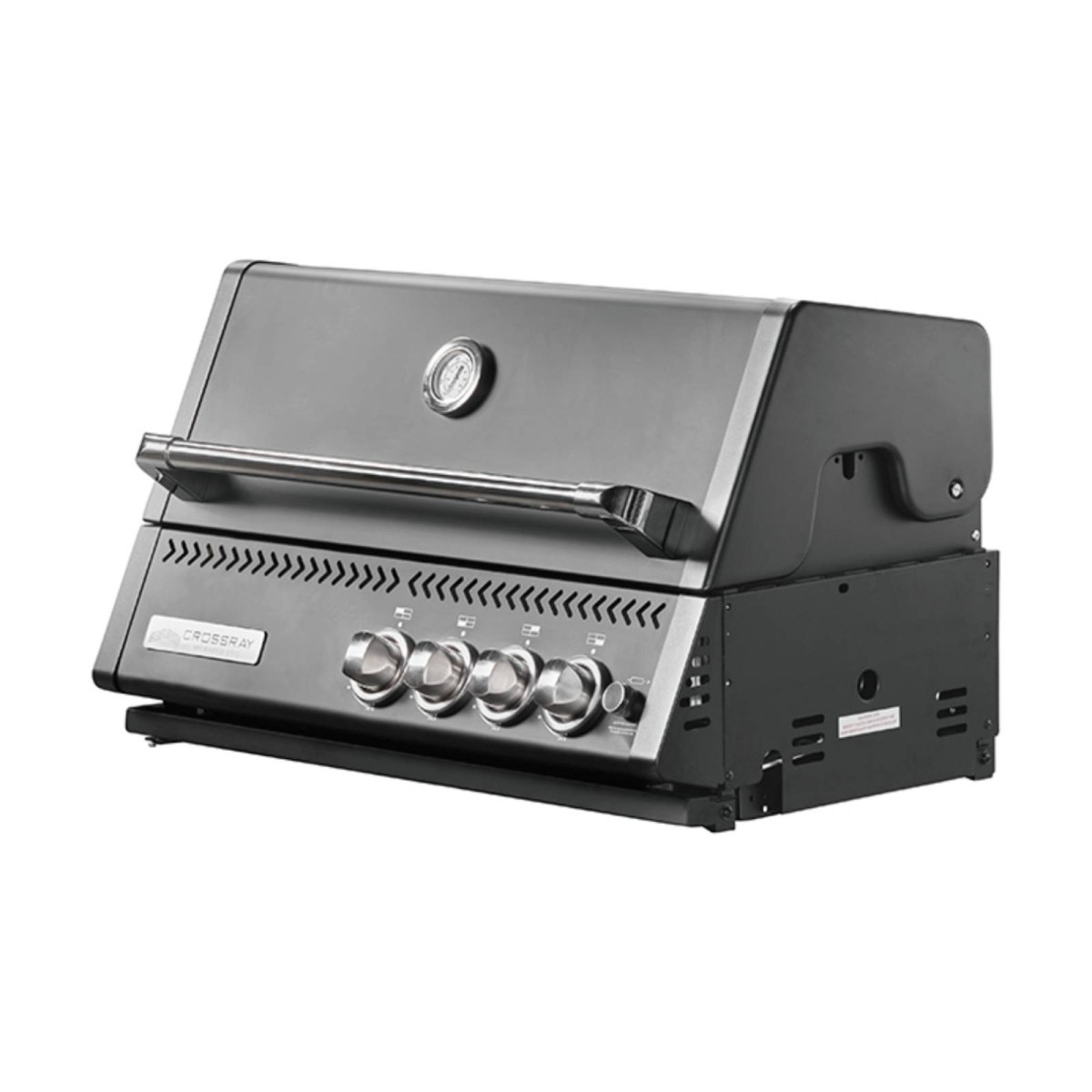 BARBECUE A INFRAROSSI A GAS CROSSRAY 4 BURNER BLACK DA INCASSO / APPOGGIO-METANO Barbecue a gas | Il Mondo Del Barbecue