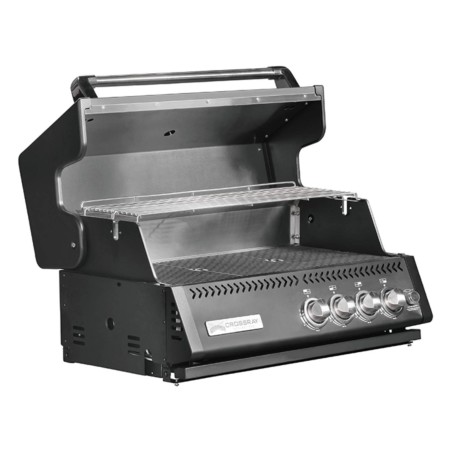 BARBECUE A INFRAROSSI A GAS CROSSRAY 4 BURNER BLACK DA INCASSO / APPOGGIO-METANO Barbecue a gas | Il Mondo Del Barbecue