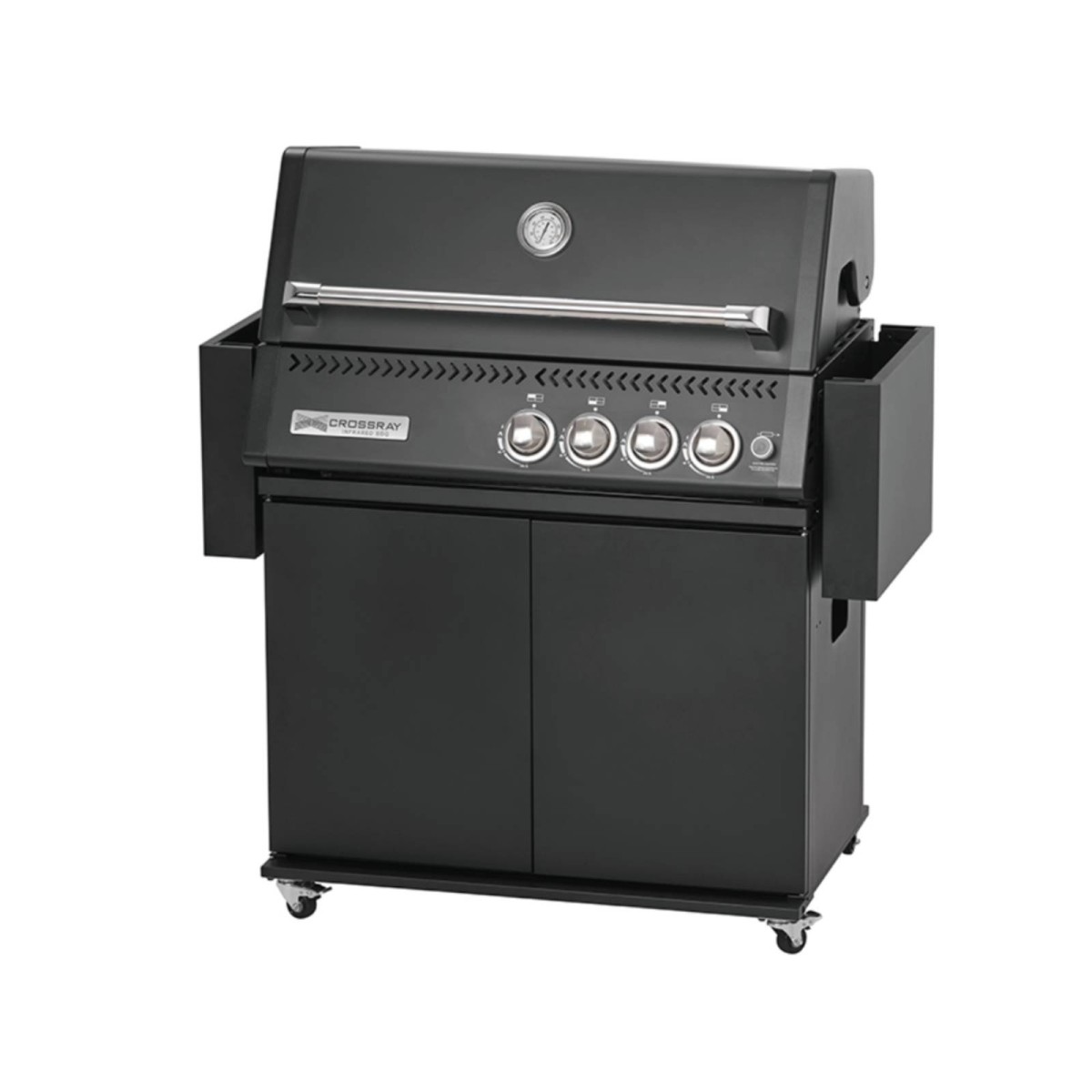 BARBECUE A INFRAROSSI A GAS CROSSRAY 4 BURNER BLACK Barbecue a gas | Il Mondo Del Barbecue