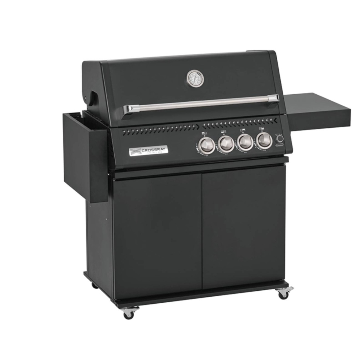 BARBECUE A INFRAROSSI A GAS CROSSRAY 4 BURNER BLACK -METANO Barbecue a gas | Il Mondo Del Barbecue