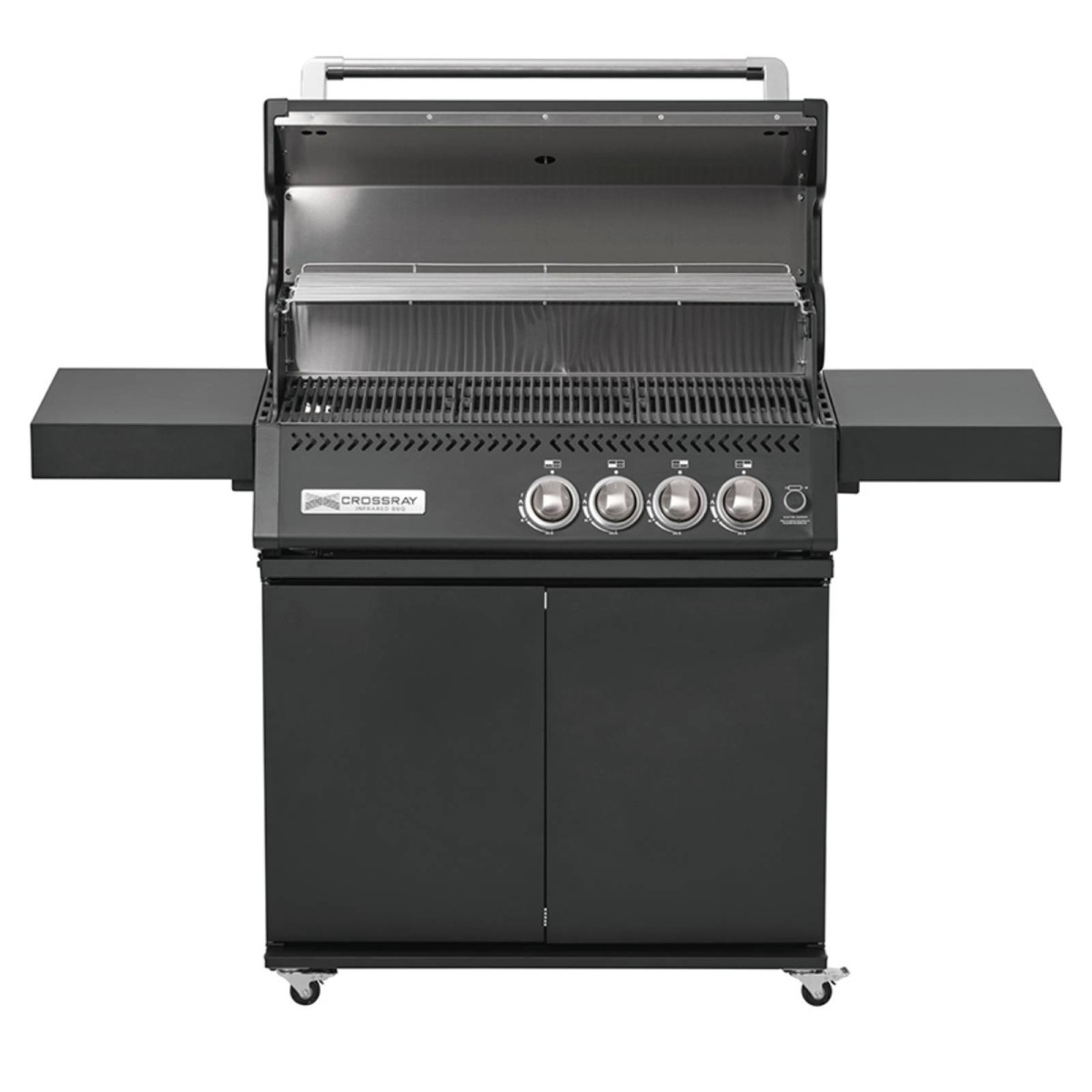 BARBECUE A INFRAROSSI A GAS CROSSRAY 4 BURNER BLACK Barbecue a gas | Il Mondo Del Barbecue