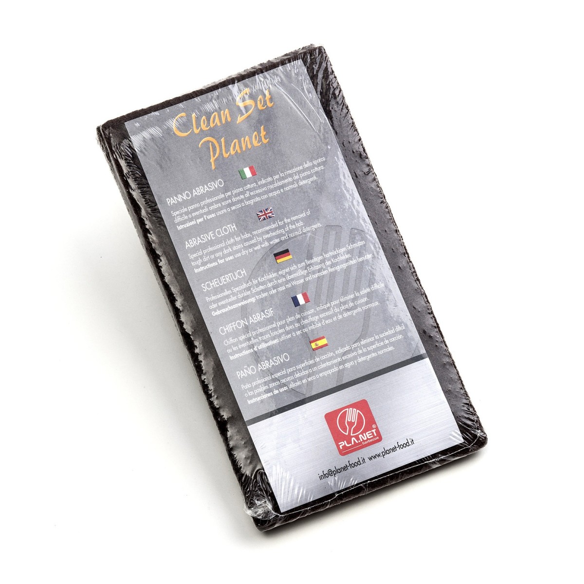 PLA.NET PANNO ABRASIVO 2 PZ Pla.Net Accessori | Il Mondo Del Barbecue