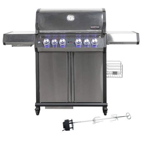 BARBECUE A GAS SANTOS S-418 PRO INOX Santos Barbecue a gas | Il Mondo Del Barbecue