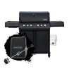 BARBECUE A GAS SANTOS S-418 PRO BLACK MATTE Santos Barbecue a gas | Il Mondo Del Barbecue