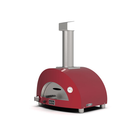 ALFA MODERNO 1 PIZZA FORNO PIZZA A METANO ANTIQUE RED Alfa forni Forni pizza | Il Mondo Del Barbecue