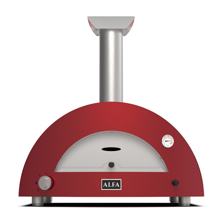 ALFA MODERNO 2 PIZZE FORNO PIZZA A METANO ANTIQUE RED Alfa forni Forni pizza | Il Mondo Del Barbecue