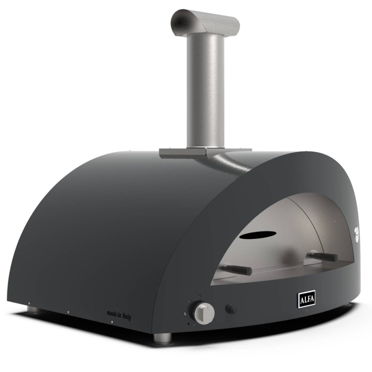 ALFA MODERNO 5 PIZZE FORNO PIZZA A METANO ARDESIA GREY Alfa forni Forni pizza | Il Mondo Del Barbecue