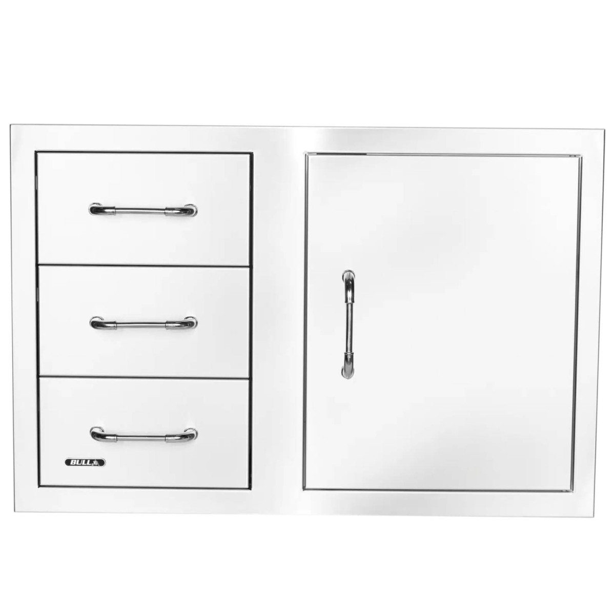 CASSETTO TRIPLO E SPORTELLO COMBO 80 CM BULL REVEAL