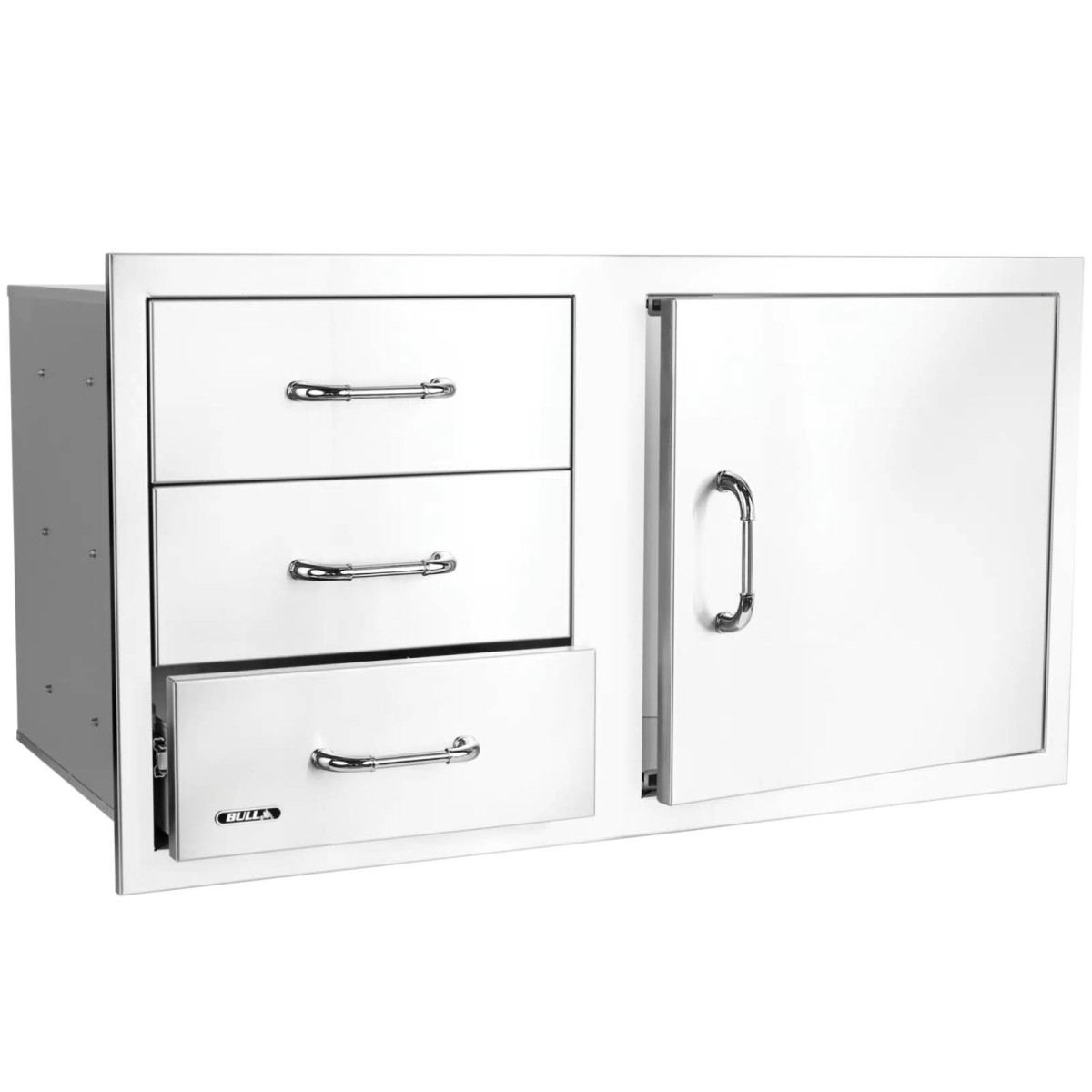 CASSETTO TRIPLO E SPORTELLO COMBO 100 CM BULL REVEAL