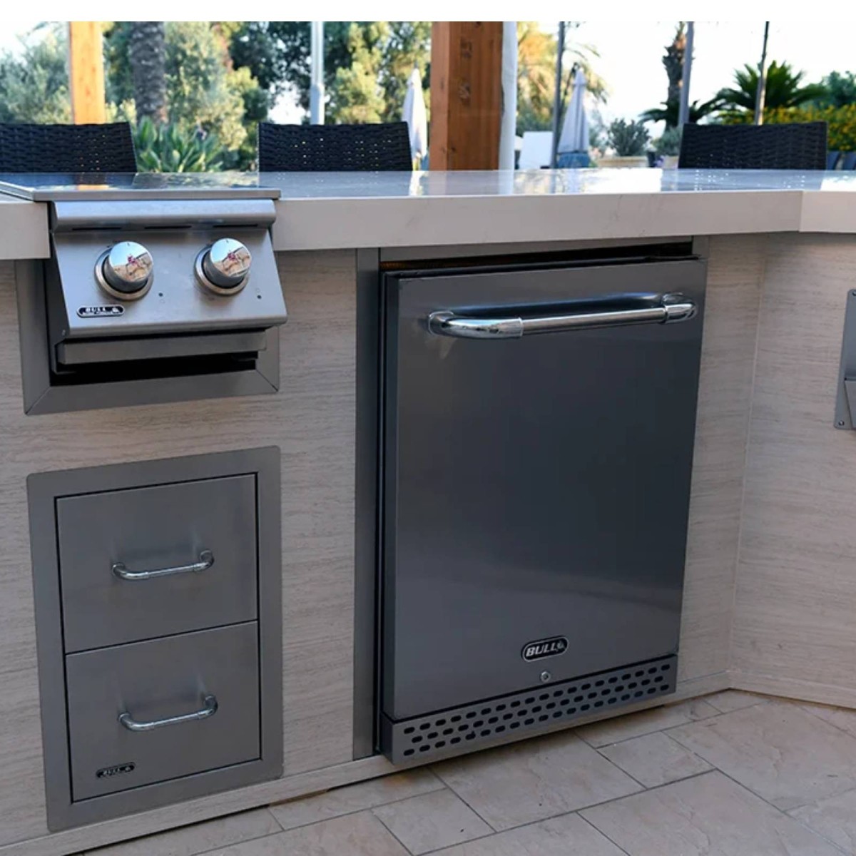 RIFINITURA INOX FRIGO PREMIUM DA ESTERNO BULL REVEAL