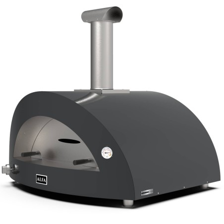 ALFA MODERNO 5 PIZZE FORNO PIZZA A GPL ARDESIA GREY Alfa forni Forni pizza | Il Mondo Del Barbecue