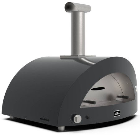 ALFA MODERNO 5 PIZZE FORNO PIZZA A GPL ARDESIA GREY Alfa forni Forni pizza | Il Mondo Del Barbecue