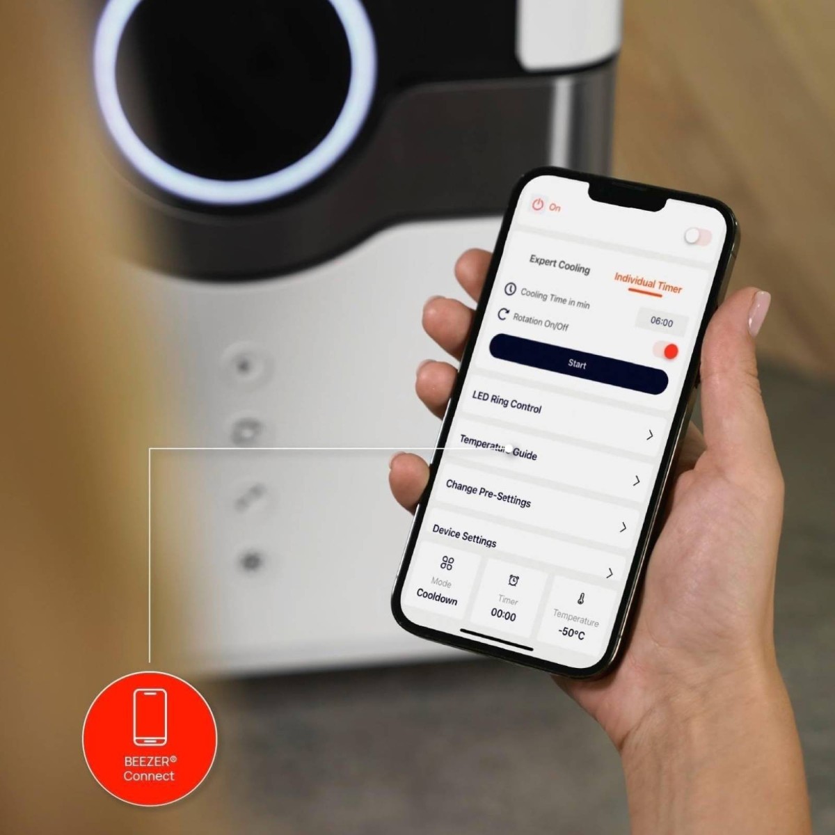 BEEZER ABBATTITORE PER BEVANDE NERO