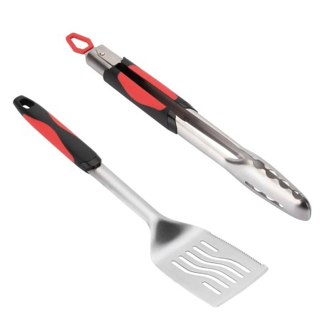 KIT SPATOLA E PINZA ROSSE E NERE BULL PRIME LINER