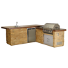 CUCINA DA ESTERNO BULL GOURMET-Q OUTDOOR KITCHEN ISLAND IN STUCCO