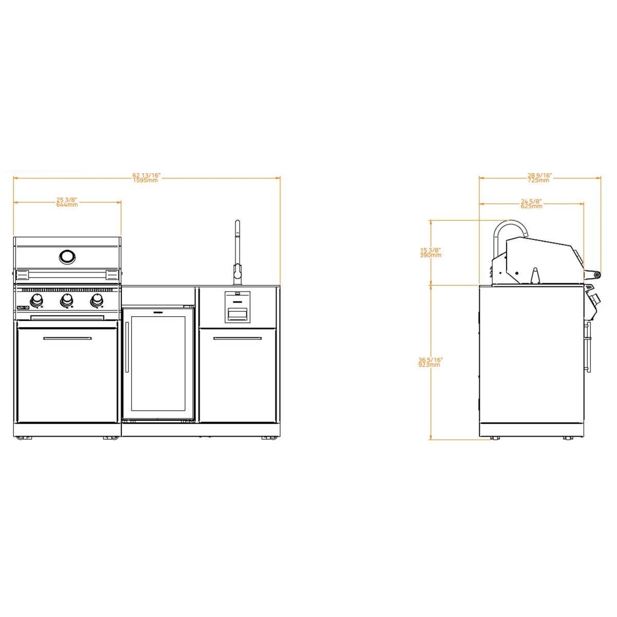 CUCINA DA ESTERNO BRABURA LITE 300 | Il Mondo del Barbecue