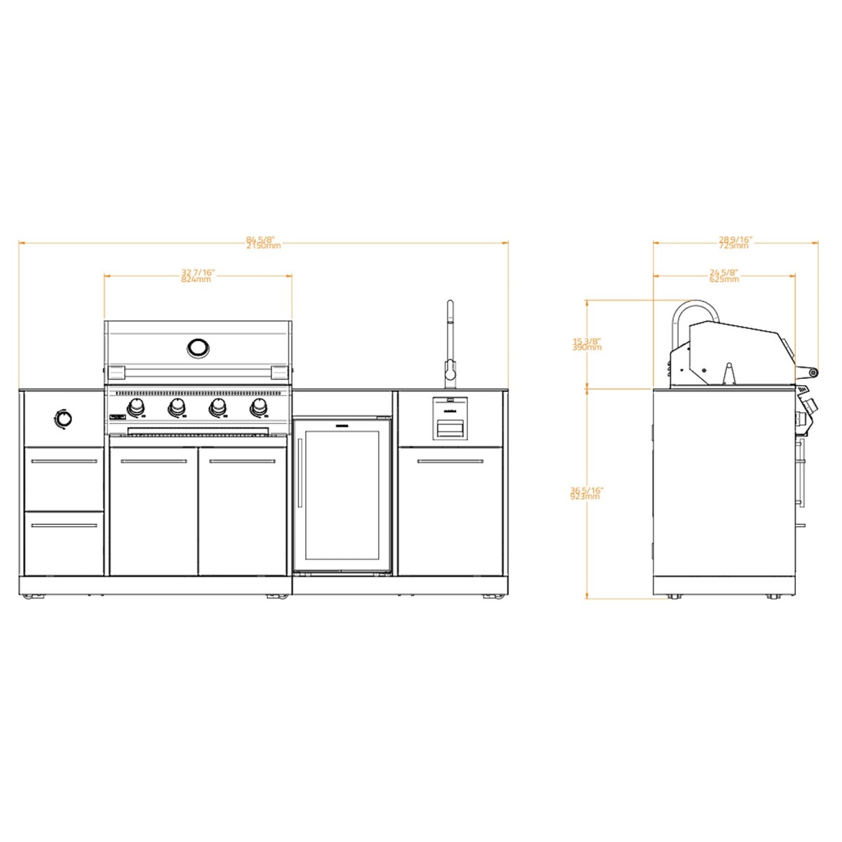 CUCINA DA ESTERNO BRABURA LITE 400 | Il Mondo del Barbecue