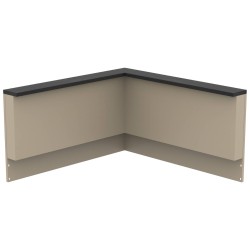 SCHIENALE SUPERIORE BIANCO PERLA PER MODULO ANGOLARE NZ| Il Mondo del Barbecue