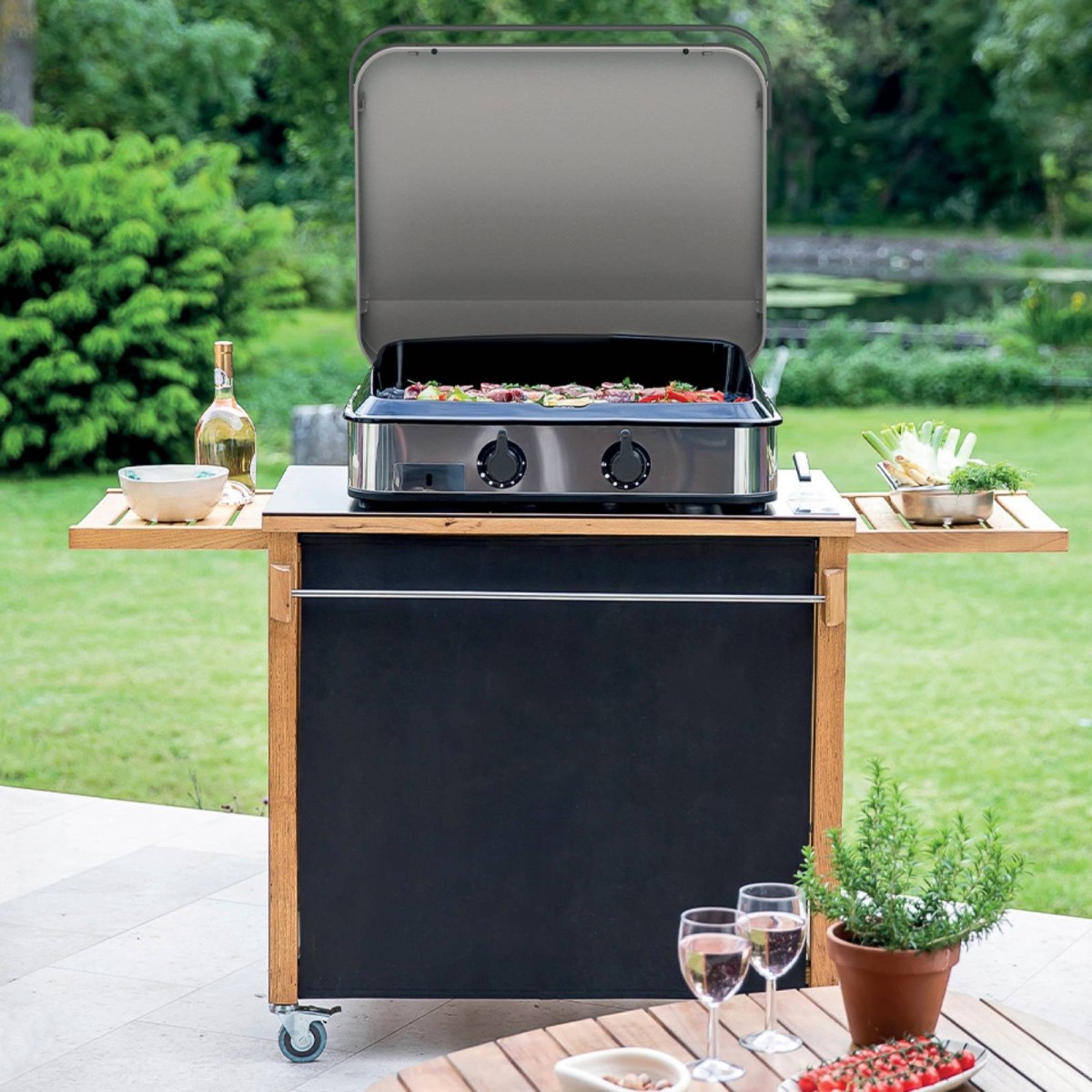 COPERCHIO ENOSIGN 65 INOX Eno Piastre in ghisa smaltata | Il Mondo Del Barbecue