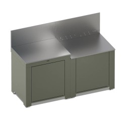 CUCINA ENO ESSENTIEL 2 MODULI SALVIA