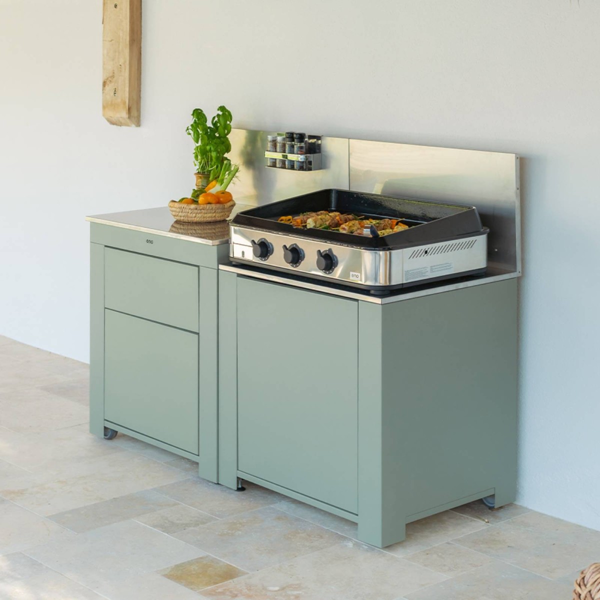 CUCINA ENO ESSENTIEL 2 MODULI SALVIA