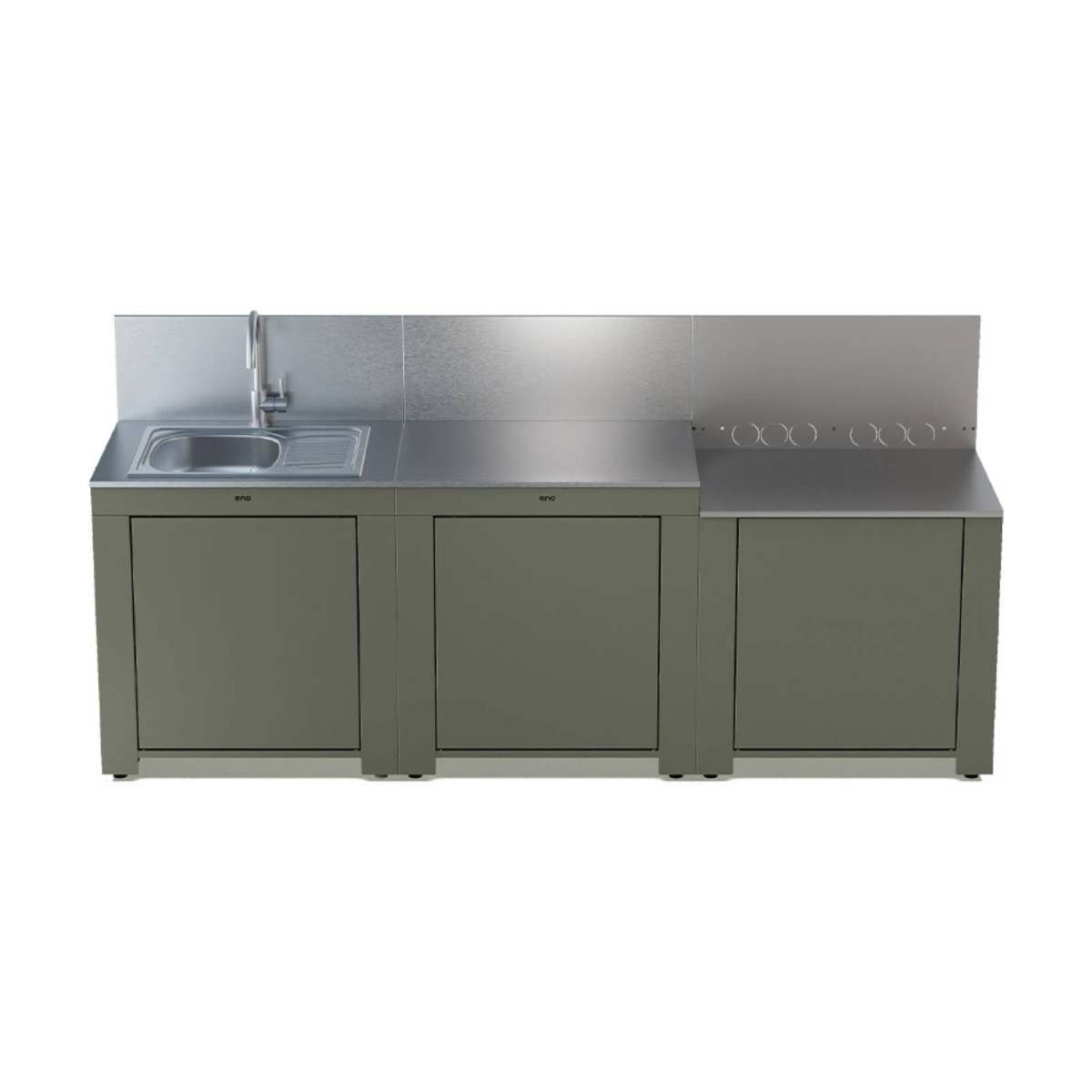 CUCINA ENO CLASSIC 3 MODULI SALVIA