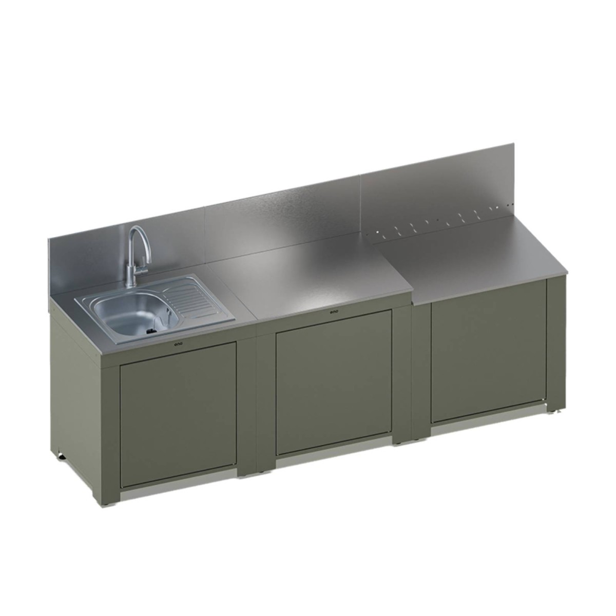 CUCINA ENO CLASSIC 3 MODULI SALVIA