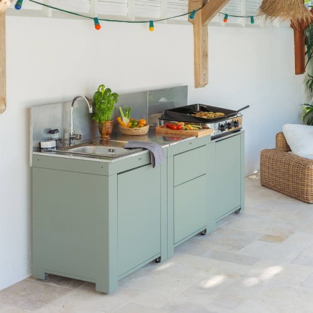 CUCINA ENO CLASSIC 3 MODULI SALVIA