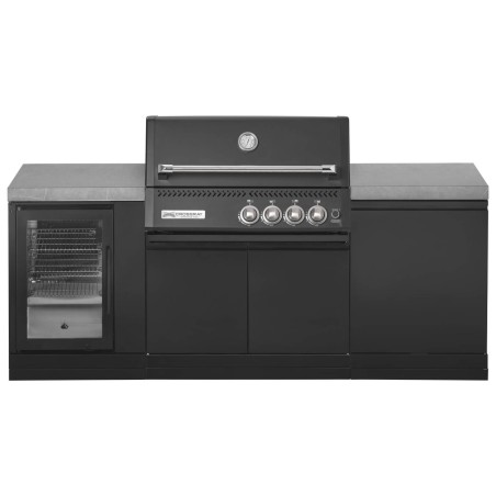 CUCINA DA ESTERNO GRANDPRO CROSSRAY BLACK 215 CON FRIGORIFERO