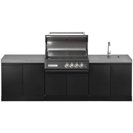 CUCINA DA ESTERNO GRANDPRO CROSSRAY BLACK 272 CON LAVELLO